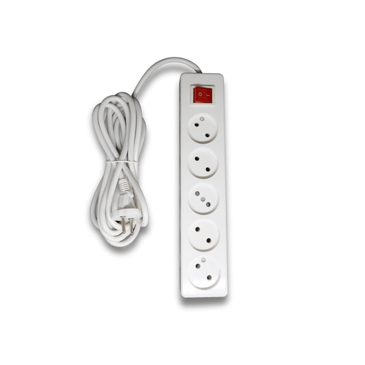 5 Outlet Cable Extension with Switch