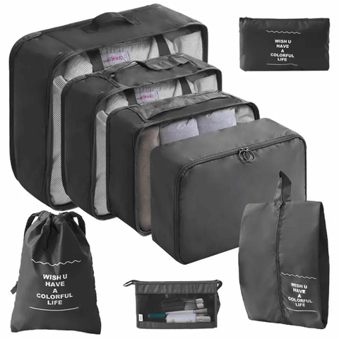 8-piece packing cubes