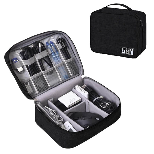 Electronics Organizer Travel Bag with Dividers