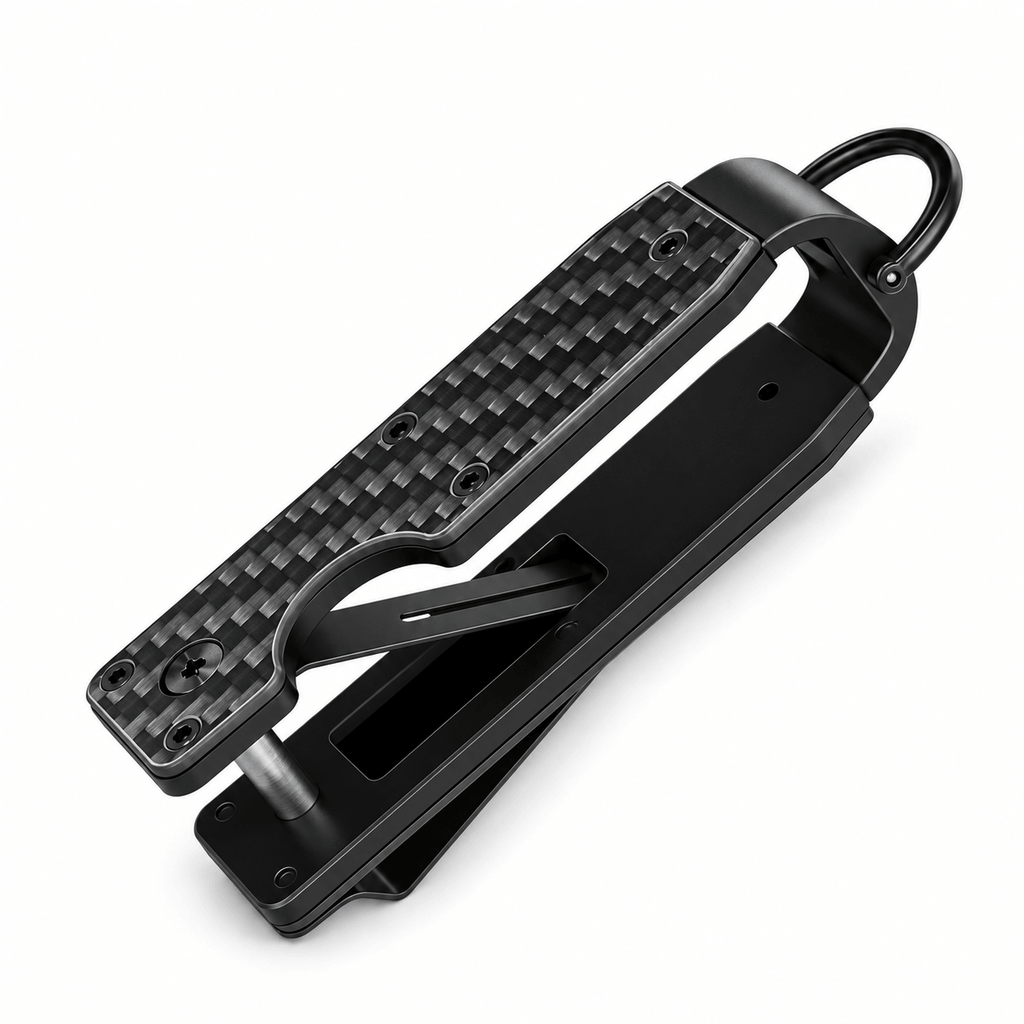 Carbon Fiber Key Organizer with Pocket Clip