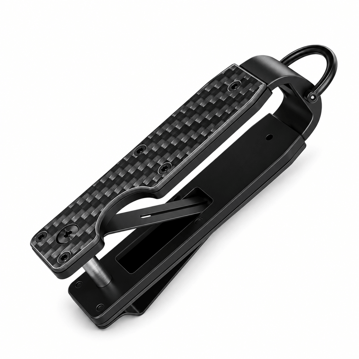 Carbon Fiber Key Organizer with Pocket Clip
