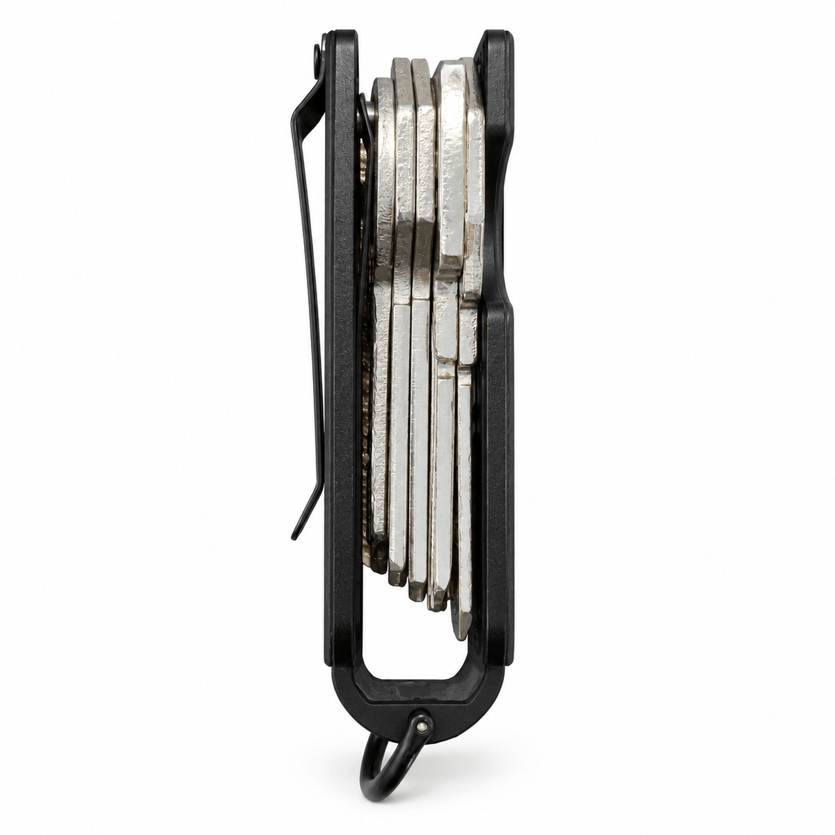 Carbon Fiber Key Organizer with Pocket Clip – view 3