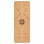 Natural Cork Yoga Mat with TPE Base