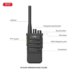XO Rechargeable Professional Walkie Talkie Pair #DJJ01