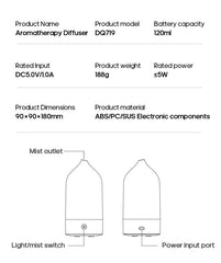 Modern Minimal Mist Aroma Diffuser