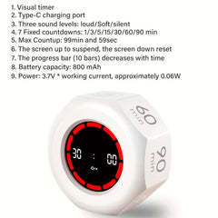 Gravity Sensor Digital Flip Timer