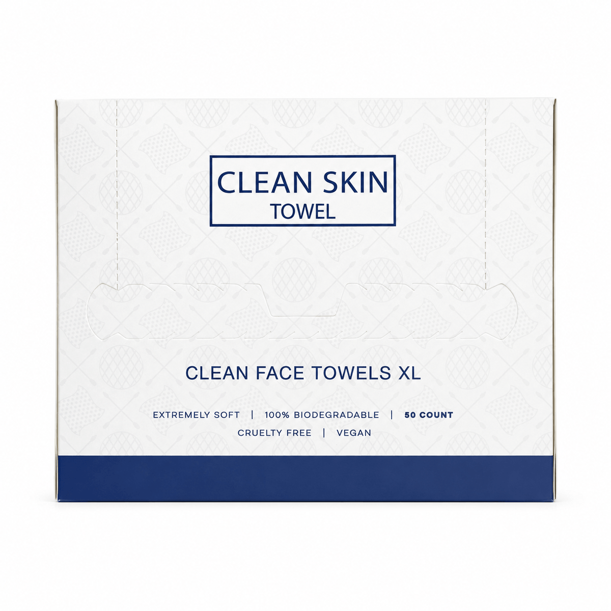 Clean Skin Disposable Cotton Face Towels – view 2