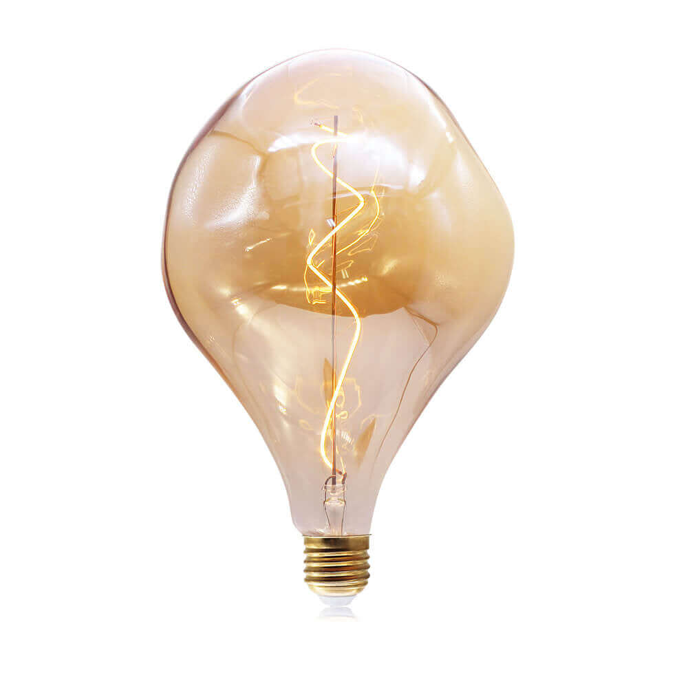 Oversized LED Filament Amber Light Bulb #ET160 – view 2