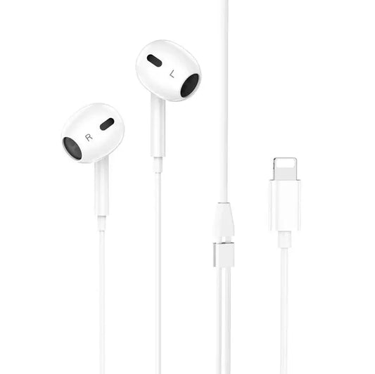 Hoco Primero Wired Earphones with Mic for iPhone #M111