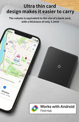 LOSHALL Smart Wallet Tracker Card for Android #F09A