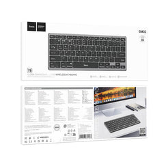 Hoco Rechargeable Dual Mode Wireless Keyboard #GM32