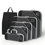 6 Piece Deluxe Travel Organizers Set