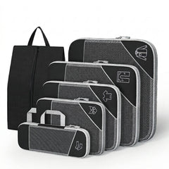 6 Piece Deluxe Travel Organizers Set