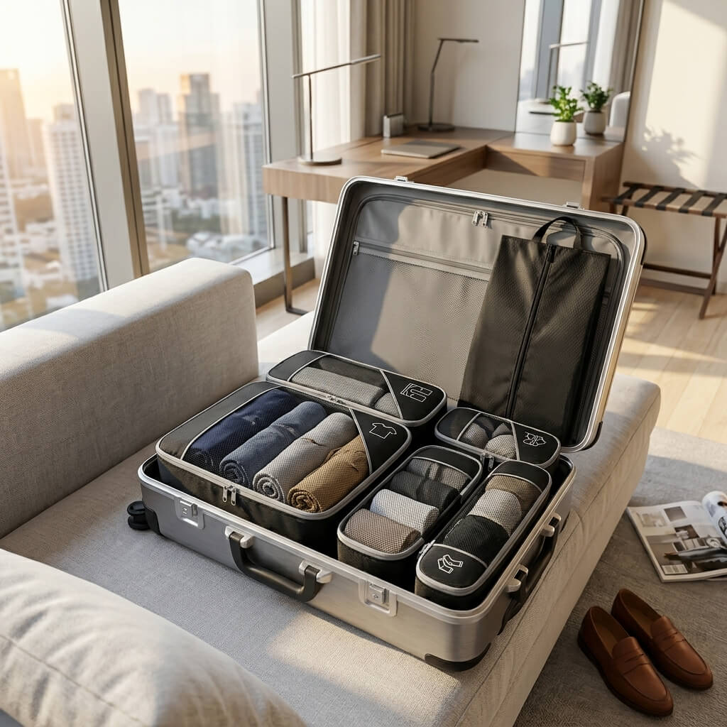 6 Piece Deluxe Travel Organizers Set – view 2