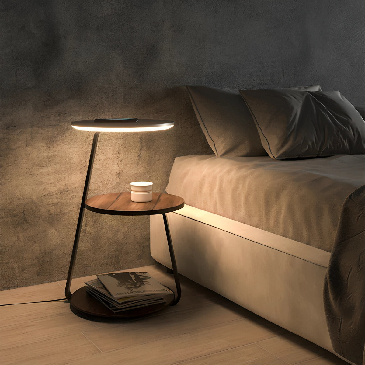 La Caza Cali Glownest Bedside Table Floor Lamp