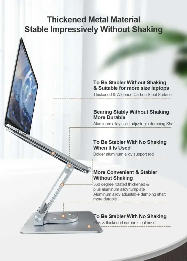 Adjustable Laptop Hub Docking Station Stand  - Buyrouth