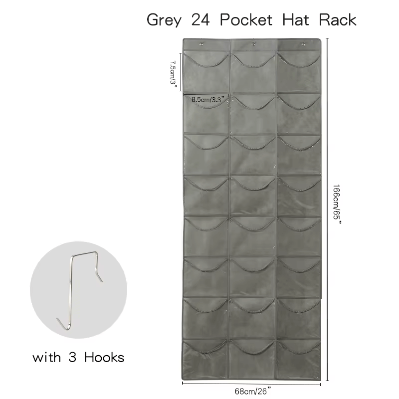 18 & 24 Pocket Cap Holder Organizer