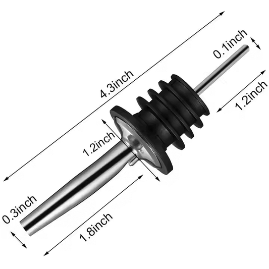 Stainless Steel Liquor Pour Spouts (Pack of 2)