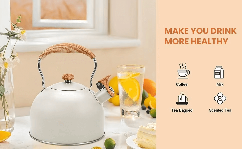 2.5L Stainless Steel Whistle Tea Kettle – view 7