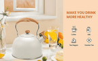 2.5L Stainless Steel Whistle Tea Kettle – view 7