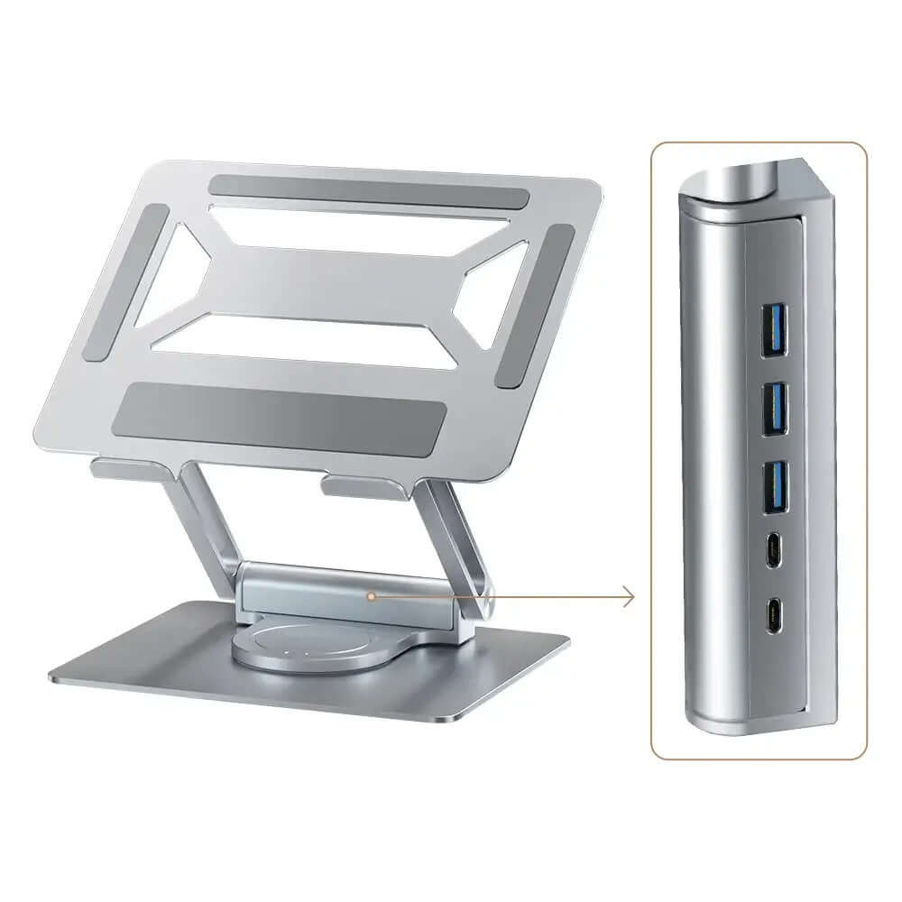 Adjustable Laptop Hub Docking Station Stand  - Buyrouth