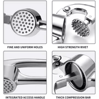 Stainless Steel Garlic Press – view 5