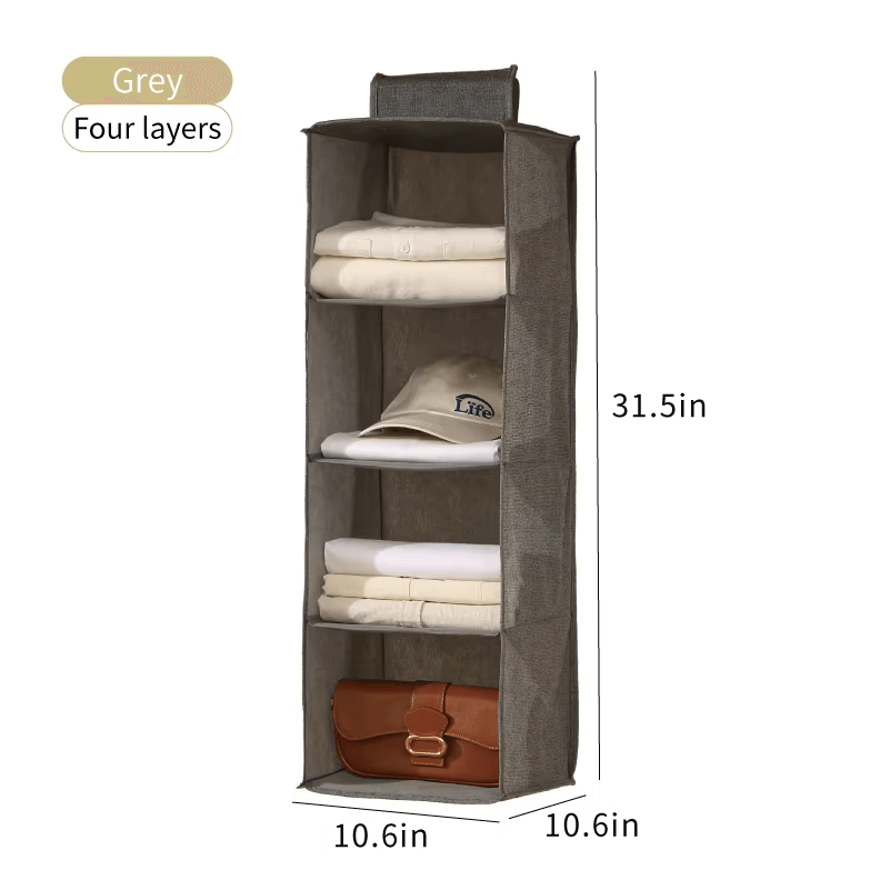 Hanging Shelf Wardrobe Organizer