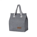 Reusable Insulated Lunch Tote Bag – Grey