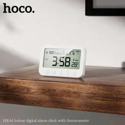 Hoco Digital Alarm Clock with Thermometer #HX44 – view 2