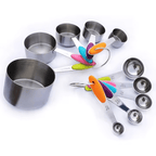 Stainless Steel Measuring Cups & Spoons Set – view 4