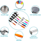 Stainless Steel Measuring Cups & Spoons Set – view 6