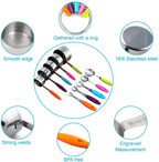Stainless Steel Measuring Cups & Spoons Set – view 5