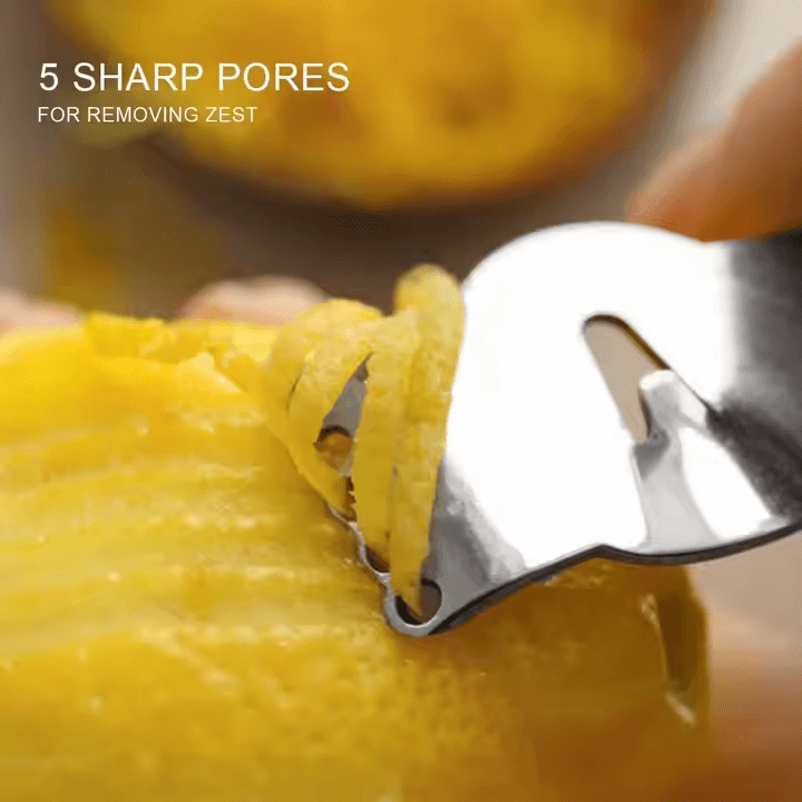 Stainless Steel Citrus Zester & Channel Knife – view 7