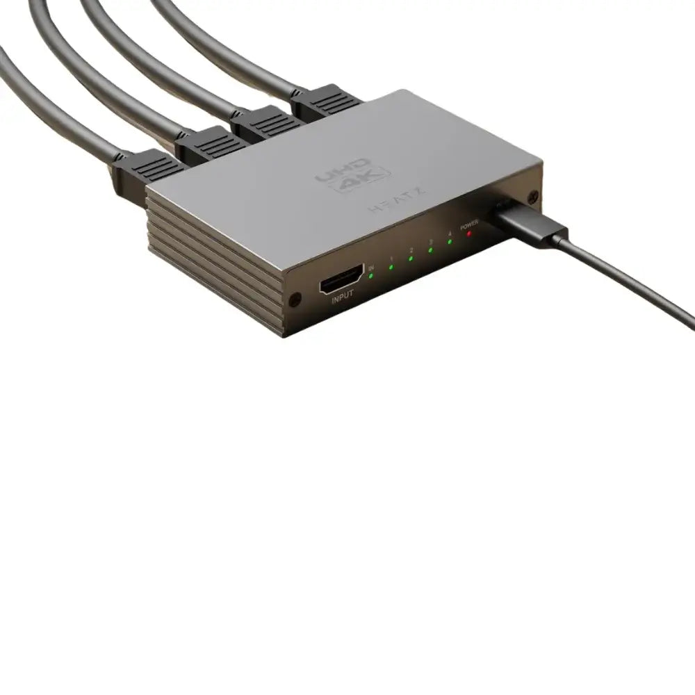 HEATZ 4K Ultra HD 4-Port HDMI Splitter #ZT94