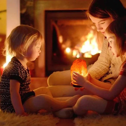 Natural Himalayan Salt Lamp – view 2