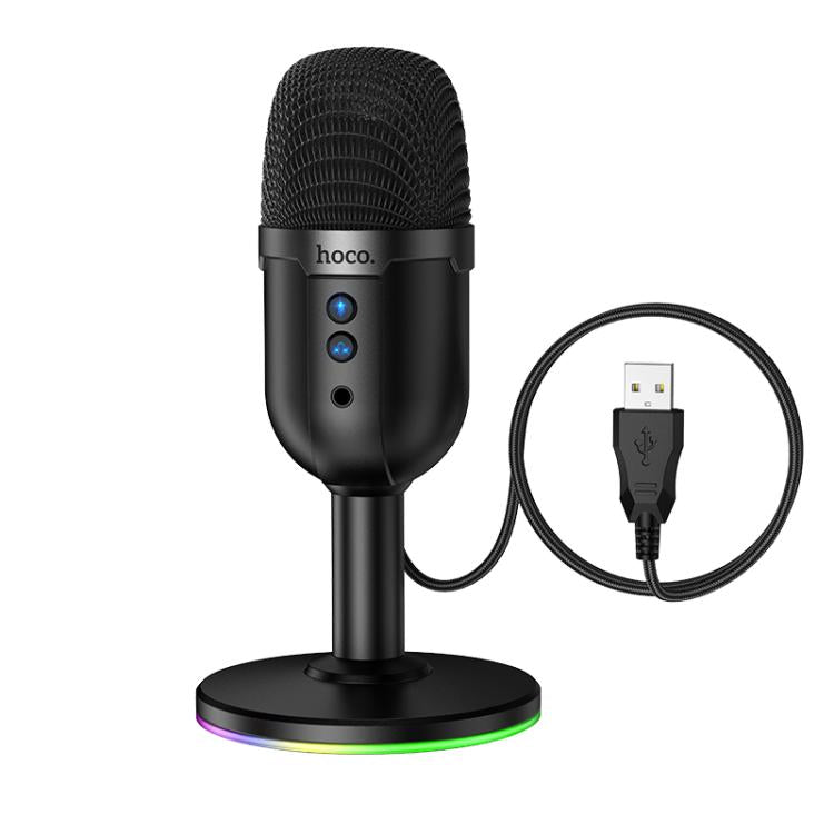 Hoco 360° Omnidirectional RGB Desktop Microphone #L25