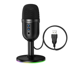 Hoco 360° Omnidirectional RGB Desktop Microphone #L25