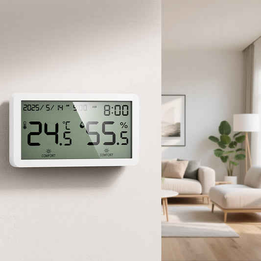 Hoco 5-in-1 Thermo-Hygrometer Alarm Clock #HX42