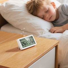 Hoco 5-in-1 Thermo-Hygrometer Alarm Clock #HX42