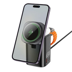 Hoco 6 in 1 Desktop Folding Wireless Charger Station #CQ20A