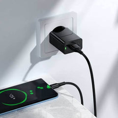 Hoco 18W QC3.0 Fast Charger with USB-C Cable #CS92A