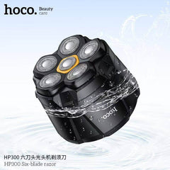 Hoco Six Blade Electric Head Shaver #HP300