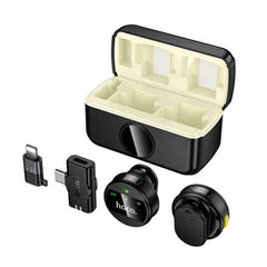 Hoco Wireless Dual Microphone Type C and Lightning Set #L22