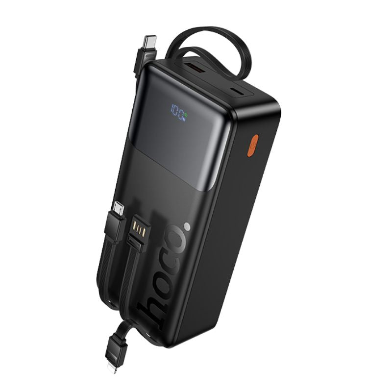Hoco 22.5W 30,000mAh Power Bank with Built-In Cables #J156B