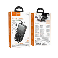 Hoco 22.5W 30,000mAh Power Bank with Built-In Cables #J156B
