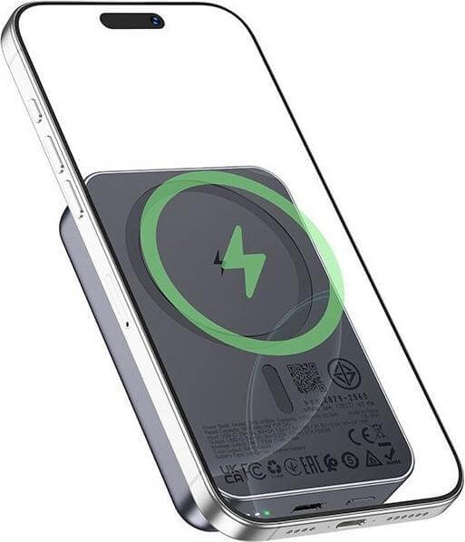 Hoco PD20W Magnetic Wireless Power Bank #J160A – view 4