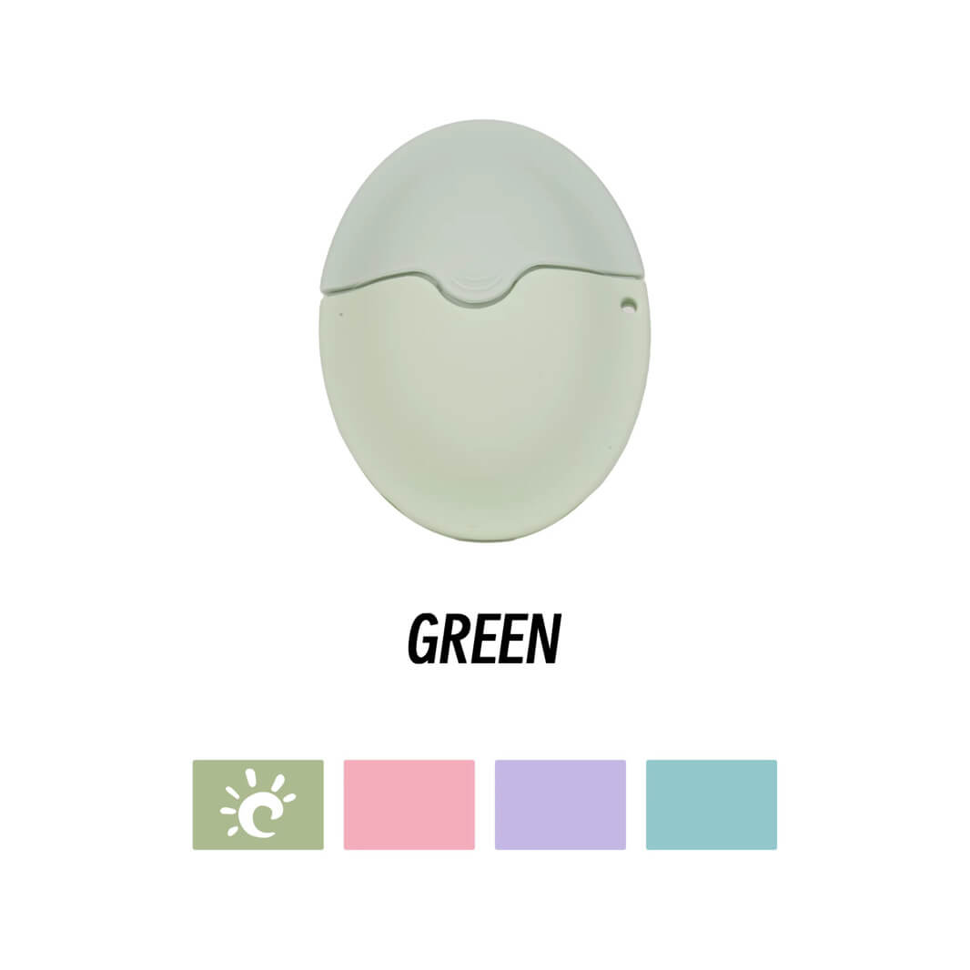 Refillable Silicone Sunscreen Applicator – Green