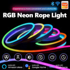 Smart LED Neon Light Strip with Wi-Fi & Bluetooth IR Remote – view 3