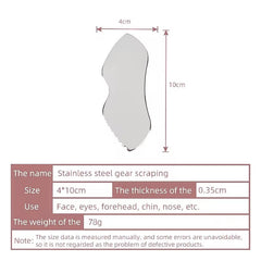 Stainless Steel Gear Gua Sha Tool