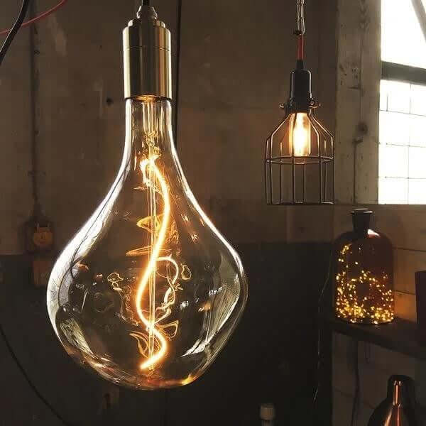 Oversized LED Filament Amber Light Bulb #ET160